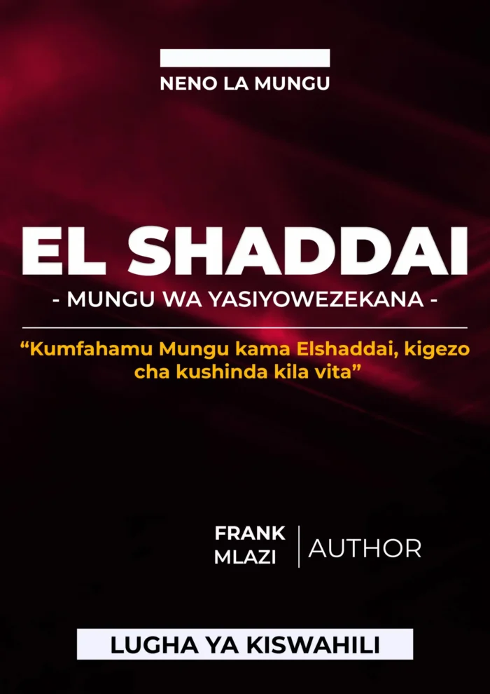 El Shaddai By Frank Mlazi-pdf-book - Image 1